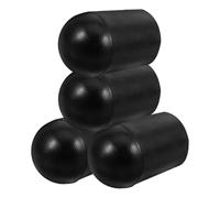 TOYANDONA 4 Pezzi Puntale di Ricambio in Gomma per Contrabbasso 10mm, Accessori per Contrabbasso Protezione Antiscivolo, Perno Terminale Basso Stabile, per Migliorare la Risonanza