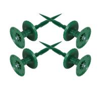 TOYANDONA 4 Pezzi Rullo Guida con Rotazione Facile da Installare da Giardino in Plastica Verde per Proteggere Le Piante e Irrigare Prato All'aperto