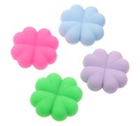 TOYANDONA 4 Pezzi Smorzatore in Silicone per Racchetta da Tennis a Forma di | Facile da Installare, Adatto alla Maggior Parte delle Racchette, Comfort Migliorato e Maggiore Precisione