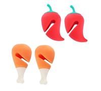 TOYANDONA 4 pezzi Sollevatore Coperchio in Silicone Antitrabocco per Pentola Portacoperchio da Cucina Compatto e Leggero Para Schizzi Pratico e Facile da Usare