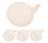 TOYANDONA 4 pezzi Spugna Doccia Naturale in Luffa Esfoliante Corpo Vegetale per Bagno e Pulizia Profonda Effetto Rilassante e Detergente Sicuro