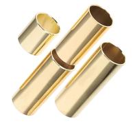 TOYANDONA 4 Pz cursore per le della chitarra slide per chitarra acustica diapositive per chitarra in metallo slide per chitarra elettrica elettrico Presentazione Bruce