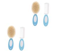 TOYANDONA 4 Pz Set Di Pennelli Per Bambini Massaggiatore Con Testina in Silicone Shampoo Antiforfora Per Bambini Pettine Per Cuoio Capelluto Bambino Che Fa i Primi Passi Addominali