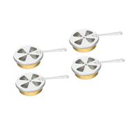 TOYANDONA 4 Set Bruciatori Metallo per Forno e Pentola Accessorio per Stufatura e Bollitura Alta al Calore e Antiruggine