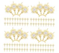 TOYANDONA 4 Set Decorazioni Religiose Vintage Topper Per Dolci Accessori Per Religiose E Cerimonie Per Torte E Cupcake Pezzi * 4