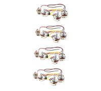 TOYANDONA 4 Set Linea Di Chitarra Cablaggio Del Potenziometro Per Chitarra Parti Di Cablaggio Potenziometro io Strumenti Metallo Portatile