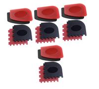 TOYANDONA 4 Set Raschietto per Piastra Raschietto Griglia Griglie Acciaio Pan Gill Lodge Barbecue Raschietto per Griglia Raschietti per Padella in Ferro Raschietto per Pentole Pc 4 Pezzi*4