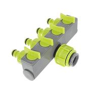 TOYANDONA 4 tagliatubi in plastica divisore del Tubo Modo Tubo da Giardino connettore irrigazione Tubo y separatore Connettori a Tubo Adattatore per Tubo ABS Yellow