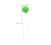 TOYANDONA 40 Mini Palline Decorative per Torte Argilla Colorata Topper Palloncini per Compleanni Matrimoni e Shower Rosso Verde Decorazioni Cake Toppers Facili da Usare