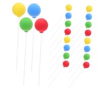 TOYANDONA 40 Mini Palline Decorazioni Torta Colorate Argilla per Compleanni Matrimoni Feste Topper Facili da Usare per Dolci e Cupcake