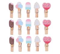 TOYANDONA 40 Pezzi Clip per Foto Animato Rosa Portafoto in Materiale Riutilizzabili per Decorazioni Murali e Artigianato per la Casa Clip Tenuta per Memo Note e Biglietti per Compleanni e