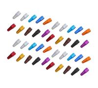 TOYANDONA 40 Tappi Valvola per Biciclette Stile Francese Coprivalvola Antipolvere Multicolore in Metallo Resistente Set da 40 Pezzi per Mountain Bike Bici da Strada ed Elettriche