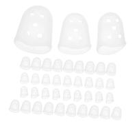 TOYANDONA 40pezzi Protezioni Per Dita Della Chitarra Copridito in Silicone Per Esercitarsi La Chitarra