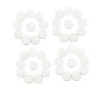 TOYANDONA 40pezzi Tappi Per Buchi Di Flauto Silicone Alimentare Per Chiavi Di Flauto Facili Da Installare e Riutilizzabili Bianchi