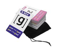 TOYANDONA 48 Carte Magnetiche con Fonetici per Colori Vivaci Educazione Precoce e Scuola Educativo Portatile e Resistente per Sviluppo Linguistico