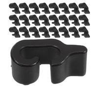 TOYANDONA 48 Pezzi Connettore per Recinzione in Plastica Nero per Armadio Modulare e Gabbie, Clip di Collegamento senza Soluzione di Continuità, Design Compatibile per Uso Versatile