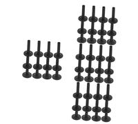 TOYANDONA 48pezzi Coperture Per Piatto Con Base Accessori Duraturi Per Batteria e Percussioni Compatibili Con Kit Di Batteria Standard e Elettronici