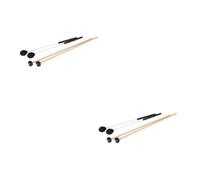 TOYANDONA 4paia Bacchette Gomma Per Marimba e Xilofono Martelli Per Percussioni Con Testa Importata Per Miglior Stabilità e Comfort Strumenti Musicali Per Principianti e Professionisti