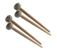 TOYANDONA 4pezzi Bacchette Per Percussione Legno Bacchette Per Gong e Strumenti Percussione Per Principianti Per Pratica Bar e Concerti