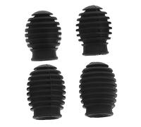 TOYANDONA 4pezzi Bacchette Silenziose Silicone Copertura Protettiva Per Batteria Accessori Per Percussione Attenuazione Del e Durabilità