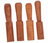TOYANDONA 4pezzi Bastoni Per Ciotola Cantante Strumenti Per Meditazione e Relax Realizzati Mano Nepal Suono e Per Pratiche Buddiste