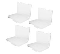 TOYANDONA 4pezzi Custodia Portatile Per File Scatola Portadocumenti in Plastica Organizzatore Di Carta Per Archiviazione e Scrapbooking