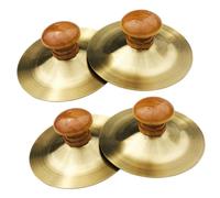 TOYANDONA 4pezzi Cymbals Per Ragazzo Ragazza Di Mini Strumenti Musicali Per Apprendimento Precoce Giocattolo Educativo Per Sviluppo Musicale e Interazione Genitore-figlio