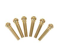 TOYANDONA 4pezzi Gancio Per Chitarra Ottone Per Sostituzione Ponte Acustico Compatibile Con Chitarre Acustiche Standard Maggiore Stabilità e Durata Suono Brillante e Attraente