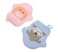 TOYANDONA 4pezzi Guanti Da Bagno Per Spugne Esfolianti Forma Di Cartone Asciugamani Morbidi Per e Bagnetto Per Piccoli