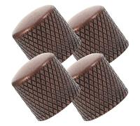 TOYANDONA 4pezzi Manopole Metallo Per Chitarra Elettrica Accessori Per Controllo Volume e Tono Design Semplice e Facile Installazione Compatibili Con Chitarre e Bassi