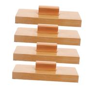 TOYANDONA 4pezzi Nacchere in Legno Per Ragazzo Ragazza Con Blocco Di Vetrata Strumenti Percussione Leggeri e Compatti Adatti Per Educazione Musicale e Gioco Creativo