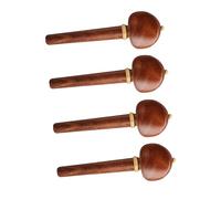 TOYANDONA 4pezzi Peg Di Violoncello Legno Massello Di Accessori Musicali Per Strumenti Manici Solidali Per Tono e Miglioramento Del Suono