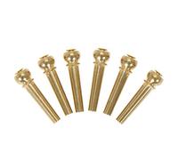 TOYANDONA 4pezzi Pioli Per Chitarra Ottone Accessori Per Chitarra Acustica Compatibili e Standard Durabilità e Stabilità Per Suono Brillante