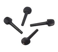 TOYANDONA 4pezzi Piroli Per Violino Legno Di Ebano Con Pre-forati Accessori Per Strumenti Musicali Sostituzione Facile Per Fiddler
