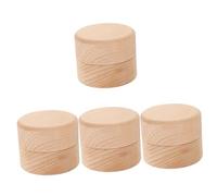 TOYANDONA 4pezzi Scatola Di Legno Per Denti Da Latte Contenitore Decorativo Per Tesori Del Per Compleanno e Battesimo Versatile Organizer Per Denti e Gioielli