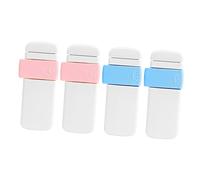 TOYANDONA 4pezzi Serratura di Sicurezza Adesiva per Ragazzo Ragazza Protezione Multiuso per Frigoriferi Cassetti Porte di Armadi e Credenze Materiali Sicuri senza Spigoli