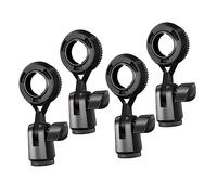 TOYANDONA 4pezzi Supporto Per Microfono Con Clip Rotante Gradi Per Podcast Voice Chat e Corsi Online Robusto e Compatibile Con Supporti Microfonici Standard