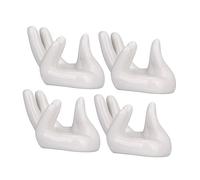 TOYANDONA 4pezzi Supporto Per Ocarina Ceramica Forma Di Mano Da Base Stabile Per Ocarina e Accessorio Pratico e Resistente Per Musicisti e Amanti Della Musica