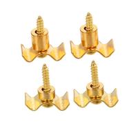 TOYANDONA 4sets String Tree Per Chitarra Elettrica Guida Per Corde Con Ritenzione Ottimale Compatibile Con Elettriche Colore Oro Ottimo Per Musicisti e Apprendisti