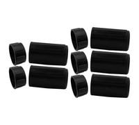 TOYANDONA 5 Impostati Maniche Protettive per Flauto Traverso Coperture Interfaccia Resistenti Protezione Anti-collisione e Anti-graffio Facili da Fissare Nero