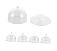 TOYANDONA 5 per Mini Torte Trasparente da Pz Mini Cake Dome per Giocattoli e Decorazioni per Case delle