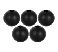 TOYANDONA 5 Pezzi Accessori per Palestra in Nailon Nero Limitatori a Sfera per Cavo Palestra Facili da Installare Componenti per Cavi in Acciaio per Domestica