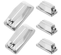TOYANDONA 5 Pezzi Alette d Argento per Rullante Ricambio Metallico per Imbracatura Tamburo Accessori Resistenti per Batteria