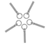 TOYANDONA 5 Pezzi Ancoraggio per Cani Acciaio Inossidabile per Giardino Resistente e Facile da Installare Fissaggio Sicuro per Guinzagli e Catene Outdoor per Legare Animali Spazi Esterni
