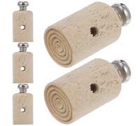 TOYANDONA 5 Pezzi Bottoni Smorzatore per Pianoforte Verticale Accessori Piano in Legno e Metallo Resistenti Facili da Installare per Manutenzione e Riparazione Soundboard