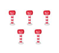 TOYANDONA 5 Pezzi Buca Lettere Gonfiabile Natalizia da Esterno in Pvc per | Resistente alle Intemperie, Montaggio Rapido e Riutilizzabile, per Aree All'aperto e Cortili
