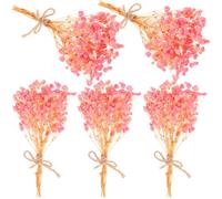 TOYANDONA 5 Pezzi Corsage Floreale Secca per Matrimonio, Spilla Chic per