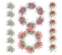 TOYANDONA 5 Pezzi Mini Gruppo di Fiori in Plastica per Micro Paesaggio Ciuffi di Erba Decorativi Realistici per Scenari Fai da Te Set di Vegetazione in Miniatura per Modellismo Statico