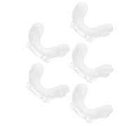 TOYANDONA 5 Pezzi Naselli in Silicone a U Antiscivolo per Occhiali | Supporto Morbido Finitura Opaca, Adatto a Scuola e Ricreazione, per Montatura Infantile