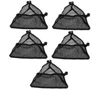 TOYANDONA 5 Pezzi Piccola borsa da tavolo rotondo all'aperto tavolo pieghevole tavolo da esterno pieghevole mini tavolo da campeggio scrivania borsa sospesa tasca a rete sotto il tavolo Nero